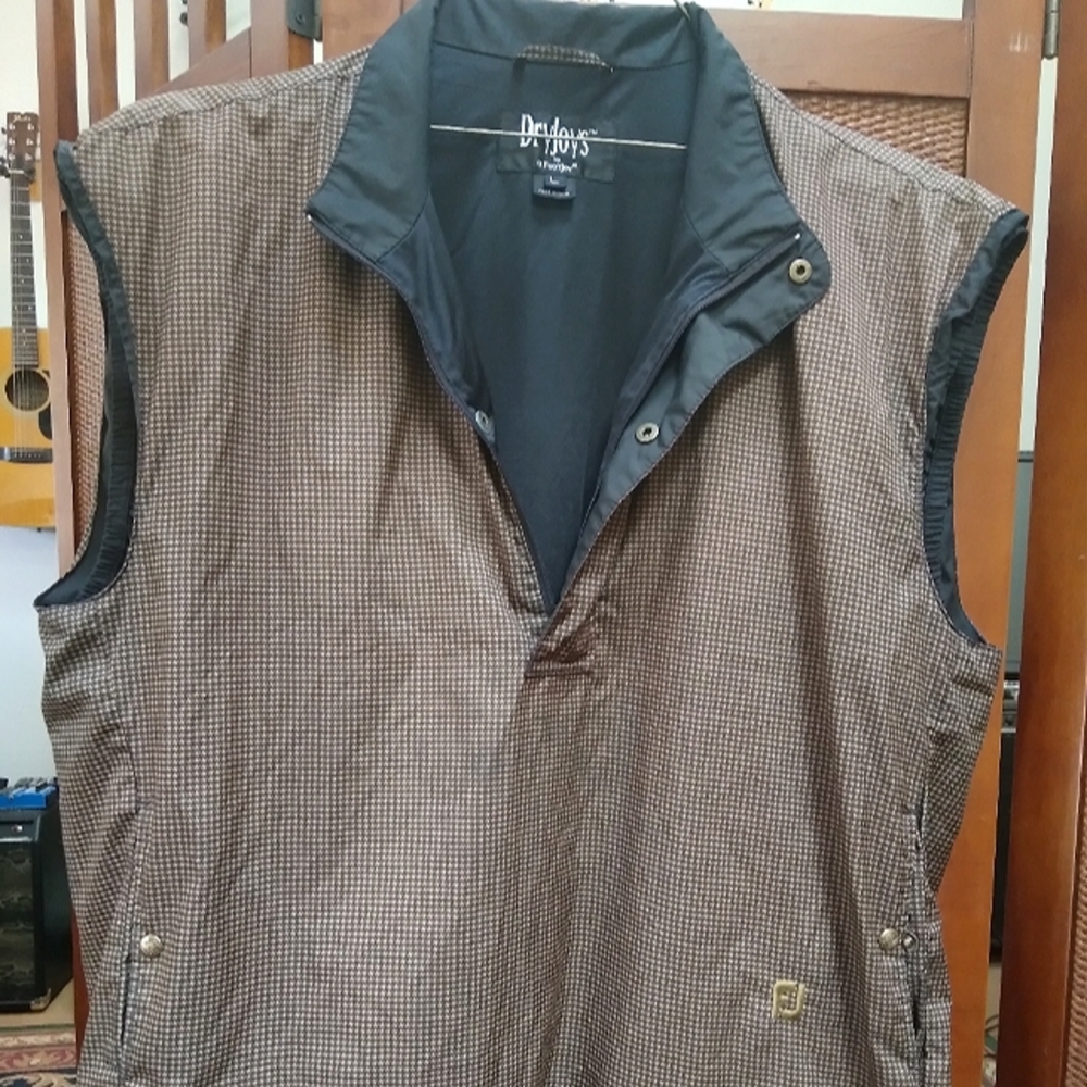 FootJoy L men's DryJoys vest brown